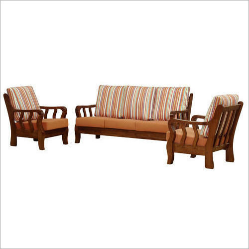 Modular Wooden Sofa Set