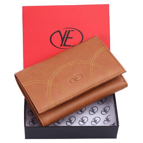 Ladies Brown Leather Wallet By YOUSUF ENTERPRISES