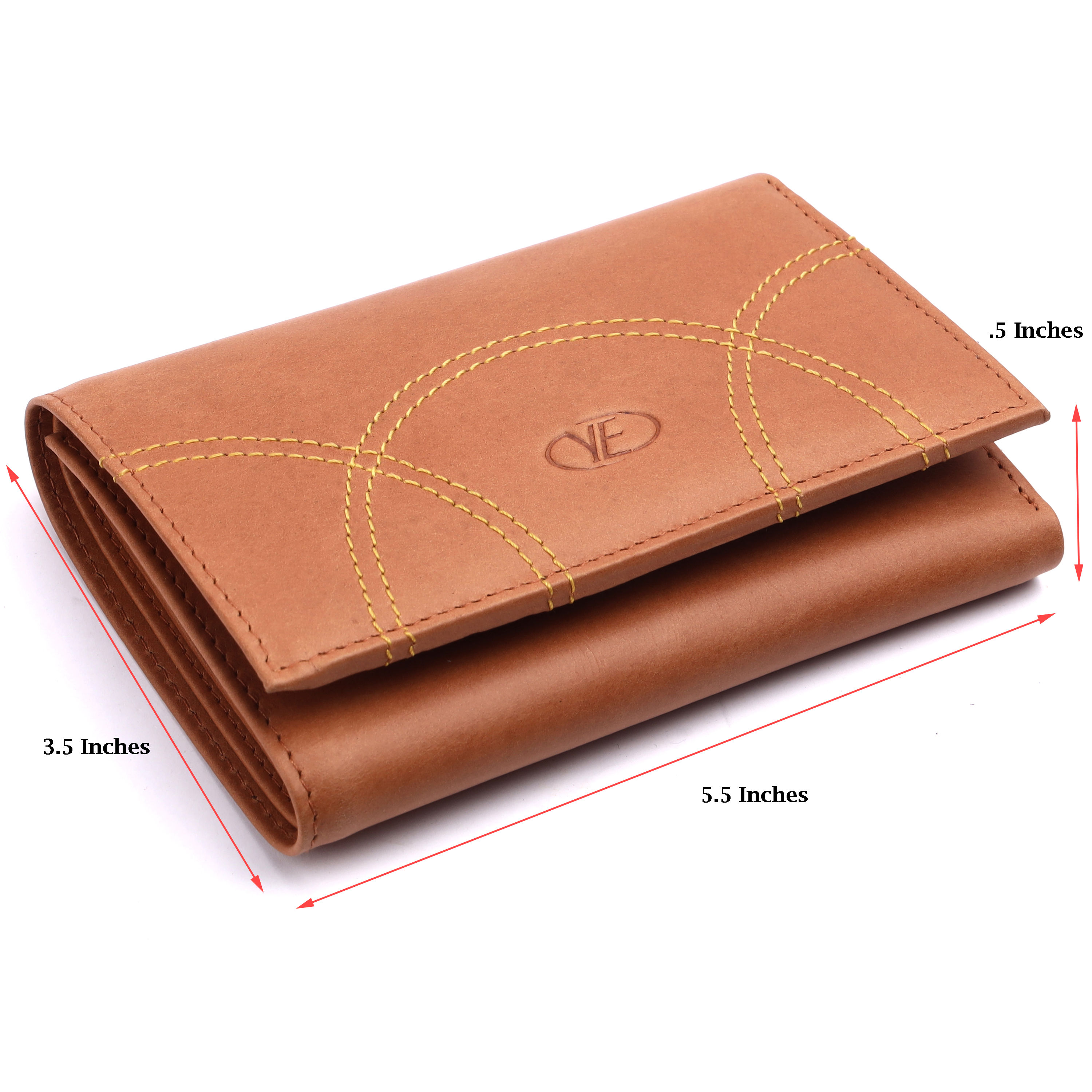 Ladies Brown Leather Wallet