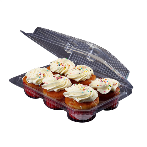 Transparent PVC Cup Cake Packaging Tray