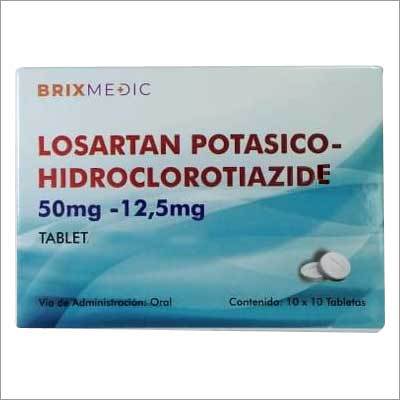 Losartan Potassium 25 mg Hydrochlorothiazide 12.5 Tablets