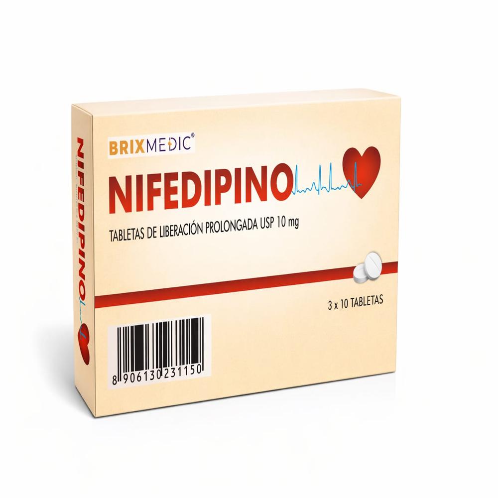 Nifedipine Extended Release Tablet Usp 10 Mg - Dosage Form: Solid