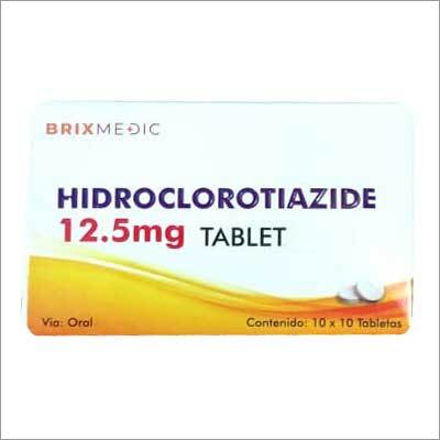 Hydrochlorothiazide Tablet BP 12.5 mg
