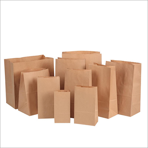 Brown Commercial Paper Pouch Bag