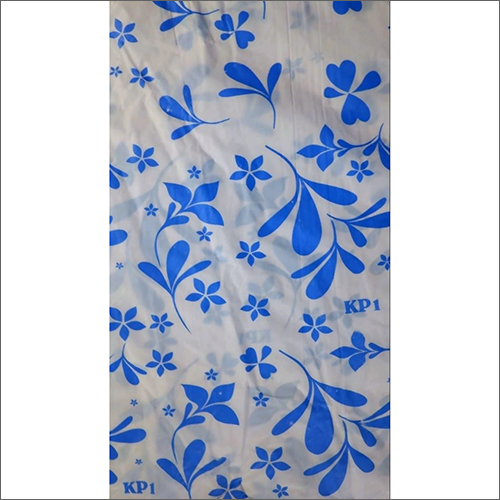 Blue Flower Printed Catering Table Plastic Roll