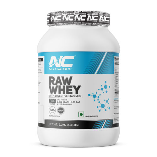 Raw whey protein powder