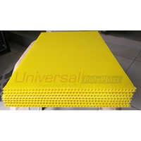 5mm Yellow Pp Flute Board - Size: Standard