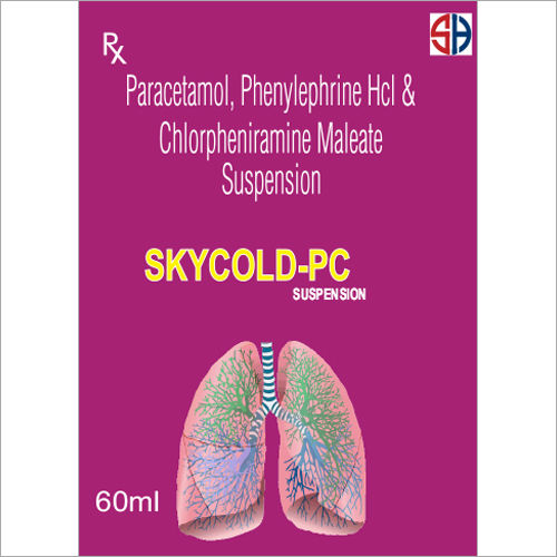 Paracetamol Phenylephrine HCL and Chlorpheniramine Maleate Suspesion