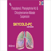 60ml Paracetamol Phenylephrine HCL and Chlorpheniramine Maleate Suspesion