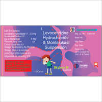 60 ml Levocetirizine Hydrochloride and Montelikast Suspension