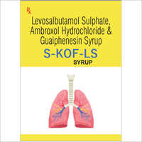 Levosalbutamol Sulphate Ambroxol Hydrochloride and Guaiphenesin Syrup