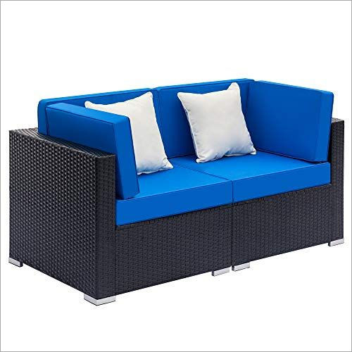 Two Seater Wicker Sofa