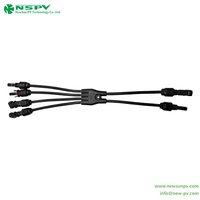 PV 4 To 2 Solar Y Connectors Solar Wiring Harness Solar Panel Parallel Connectors