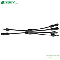 PV 4 To 2 Solar Y Connectors Solar Wiring Harness Solar Panel Parallel Connectors