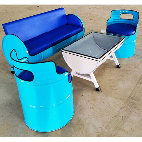 Five Seater Barrel Sofa Set