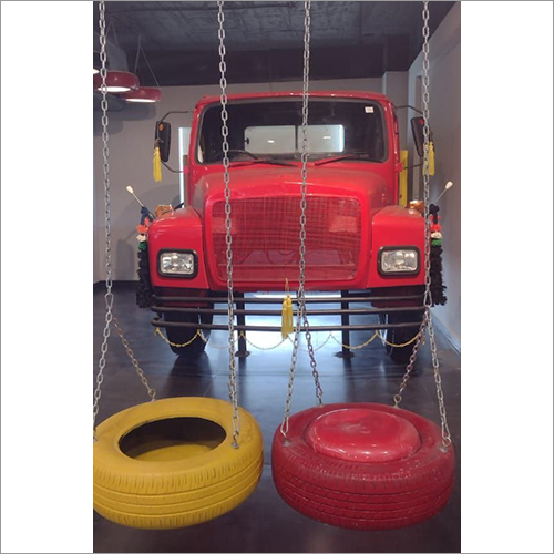 Red Truck Design Display Counter