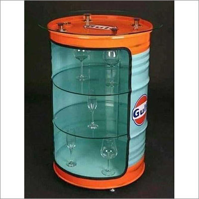 Eco-Friendly Drum Barrel Mini Bar