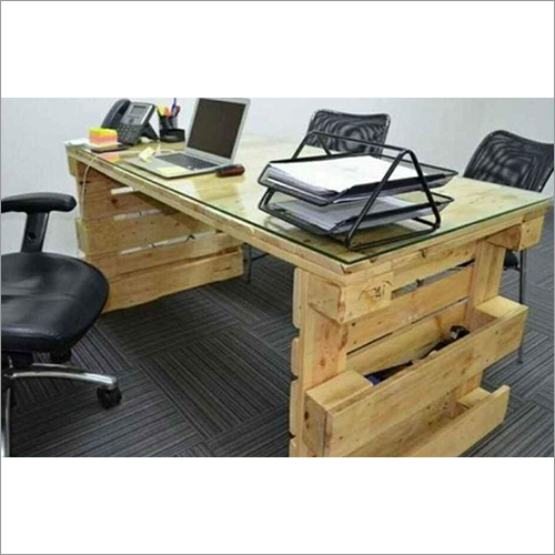Wooden Pallet Office Table