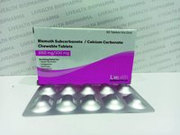 Bismuth Subcarbonate & Calcium Carbonate Chewable Tablets