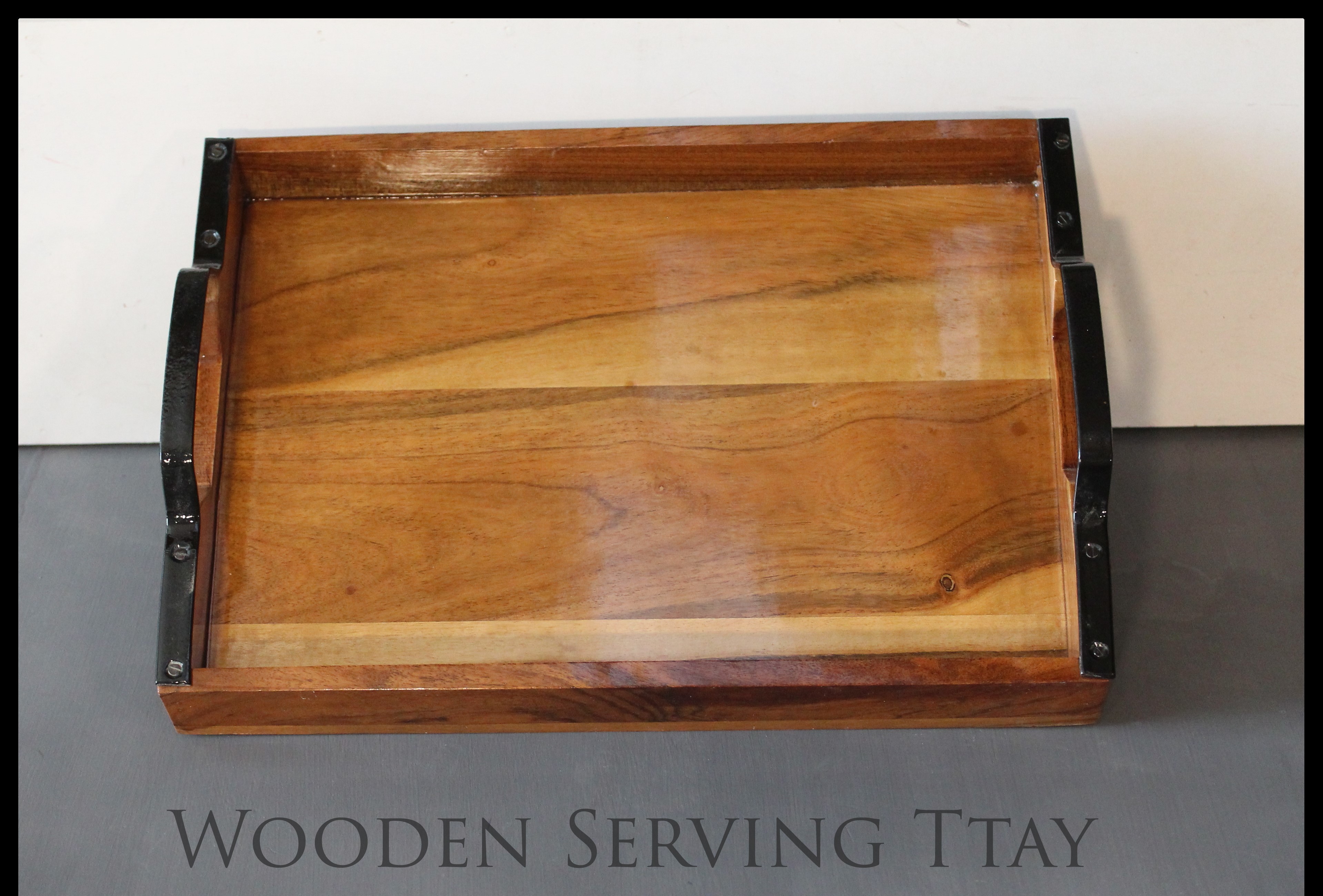 Black Beauty Tray, Serving Tray