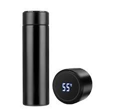 Black Led Temperature Flask