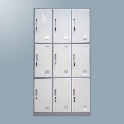 Hight Quality 9 Door Steel School Lockers For School Gym Office Restaurant Metal Locker Length: 1800Mm Millimeter (Mm)