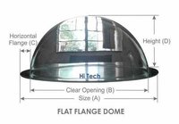 Polycarbonate Skylight Dome - Shape: Round And Pyramid