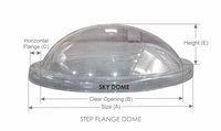 Polycarbonate dome