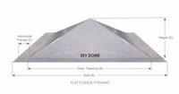 Polycarbonate pyramid