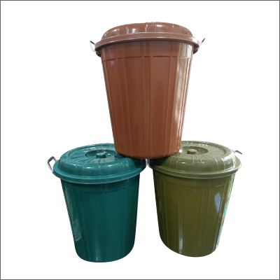 35L Plastic Drum Bucket With Lid By AJAY POLY PLAST
