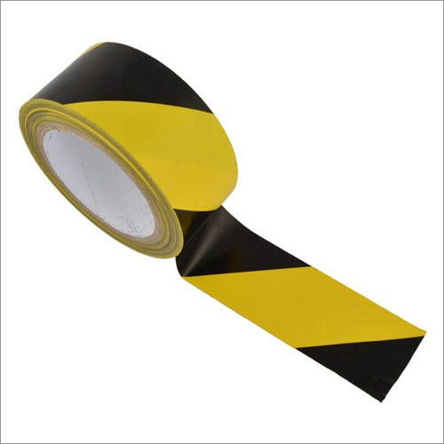 Yellow & Black Pvc Floor Marking Tape