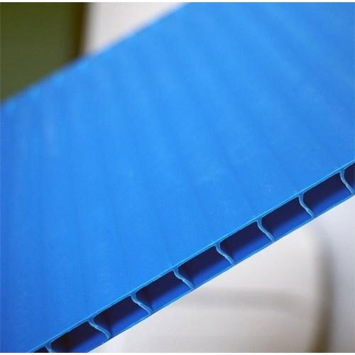 Blue PP Corrugated Sheet