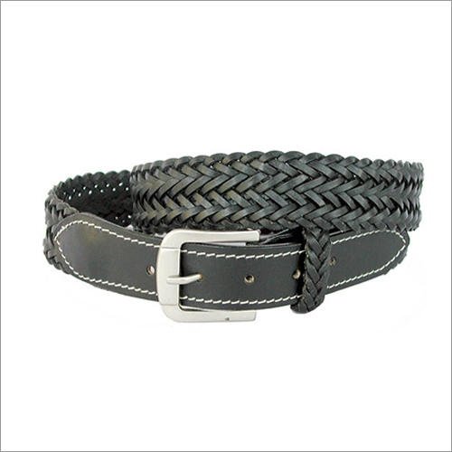 Mens Braided Leather Belt By RIDIT GLOBAL