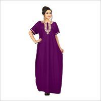 Purple Cotton Nighty