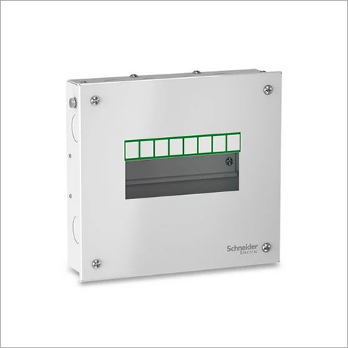 Easy9 DB 4 Way SPN SD DB - Sheet Steel 100x100x50mm White, 63A Current Rating, IP20 Protection, Modular Design