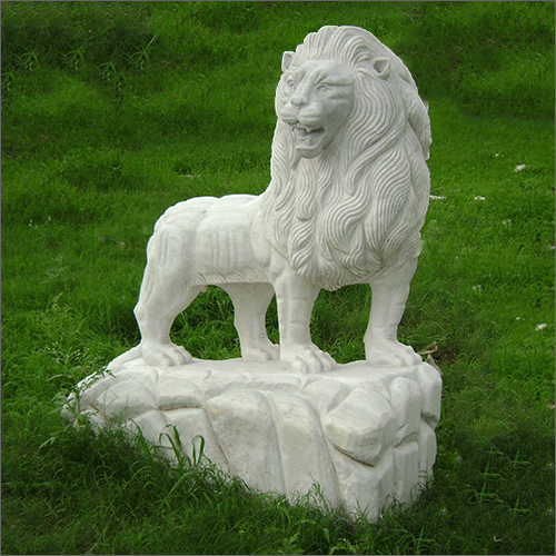 Marble Hand Carved Lion Statue By UMANG ARTS & EXPORTS