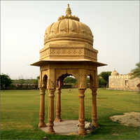 Yellow Jaisalmer Stone Garden Gazebo