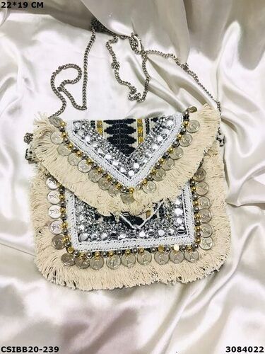 Multi Banjara Boho Vintage Coin Bag