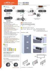 Keyless Combination lock for Pedestals