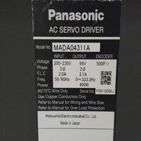 PANASONIC AC SERVO DRIVE MADA04311A