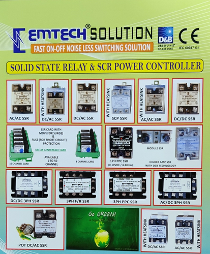Emtech Unison Solid State Relay Rated Voltage: 240 Volt (V)