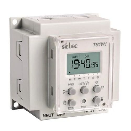 White Single Phase Digital Time Switch