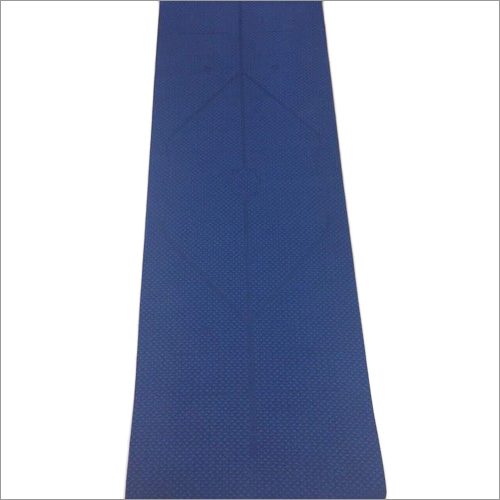 Blue PVC Yoga Mat