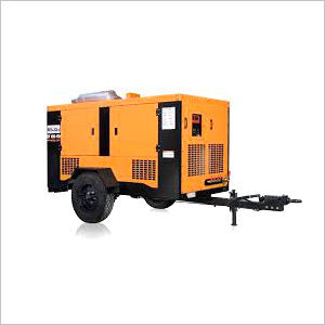 ELGI- Pg-450-150 Diesel Screw Air Compressor On Rental