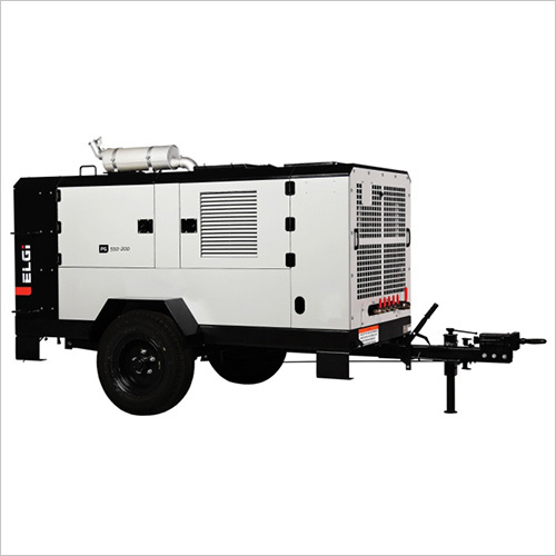 ELGI Pg-550-200 Diesel Screw Air Compressor On Rental
