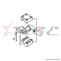 As Per Photo Rocker Bearing Set, Exhaust, Aluminium For Royal Enfield - Reference Part Number - #146683/a