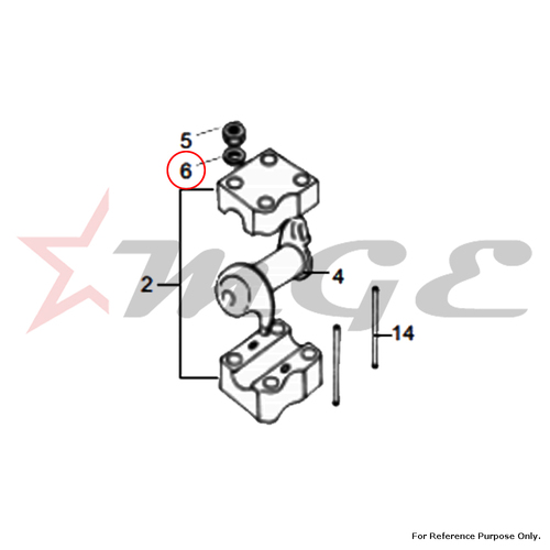 Washer For Royal Enfield - Reference Part Number - #586034/A, #140090/1