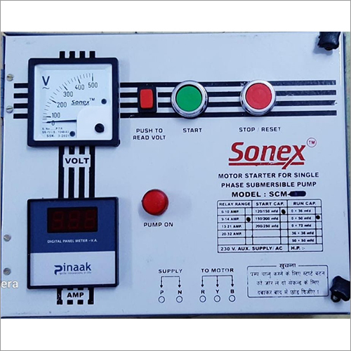 Single Phase Sumbersible Pump Motor Starter By SONEX INDUSTRIES