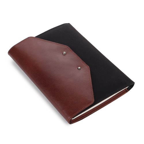 Canvas Leather Meeting Folder