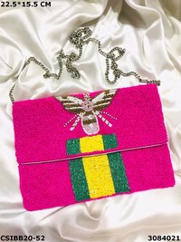 Butterfly Beaded Boho Bag